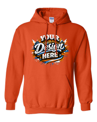 Gildan G185 Heavy Blend Hooded Sweatshirt (Orange)