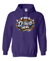 Gildan G185 Heavy Blend Hooded Sweatshirt (Purple)
