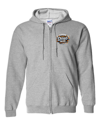 Gildan G186 Heavy Blend Full-Zip Hooded Sweatshirt (Sport Grey)