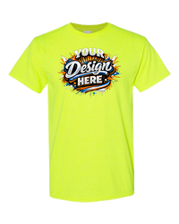 Gildan G500 Cotton T-Shirt (Safety Green)