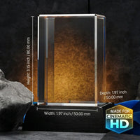 K9 Glass Crystal - 50x50x80mm